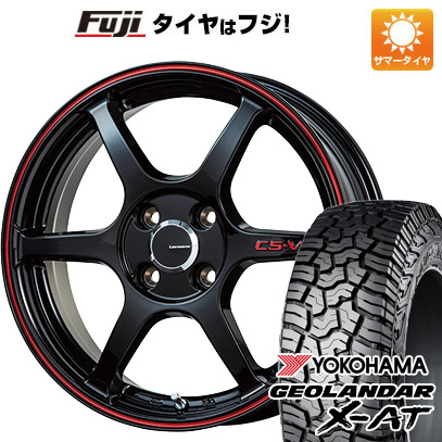 【新品 軽自動車】ハスラー 夏タイヤ ホイール4本セット 165/65R14 ヨコハマ ジオランダー X-AT G016 レアマイスター CS-V6 14インチ