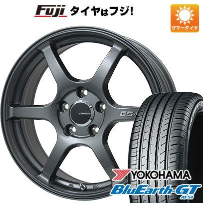 【新品国産5穴114.3車】 夏タイヤ ホイール4本セット 225/50R17 ヨコハマ ブルーアース GT AE51 レアマイスター CS-V6(ガンメタ) 17インチ｜fujidesignfurniture