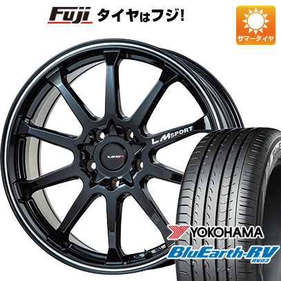 【パンク保証付】【新品国産5穴114.3車】 夏タイヤ ホイール4本セット 215/60R16 ヨコハマ ブルーアース RV 03 レアマイスター LMスポーツLM 10R 16インチ :fuji 1601 116197 36882 36882:フジ スペシャルセレクション