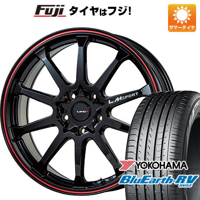 【パンク保証付】【新品国産5穴100車】 夏タイヤ ホイール4本セット 205/50R17 ヨコハマ ブルーアース RV 03 レアマイスター LMスポーツLM 10R 17インチ :fuji 1671 116214 39075 39075:フジ スペシャルセレクション