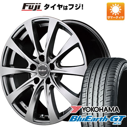 【新品国産5穴114.3車】 夏タイヤ ホイール4本セット 195/55R16 ヨコハマ ブルーアース GT AE51 MID ユーロスピード F10 16インチ :fuji 11361 126075 28564 28564:フジ スペシャルセレクション