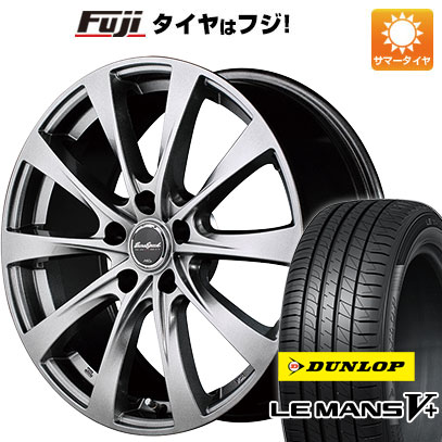 【新品国産5穴114.3車】 夏タイヤ ホイール4本セット 205/55R17 ダンロップ ルマン V+(ファイブプラス) MID ユーロスピード F10 17インチ :fuji 1741 126076 40675 40675:フジ スペシャルセレクション