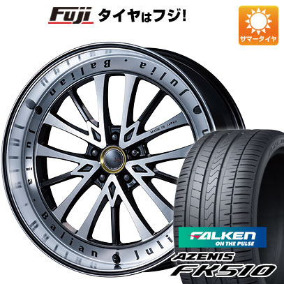 【新品国産車用 5穴114.3車】 夏タイヤ ホイール4本セット 215/35R19 ファルケン アゼニス FK510 エムズスピード ジュリア バリアン 19インチ