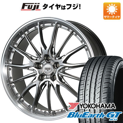 【新品国産5穴114.3車】 夏タイヤ ホイール4本セット 225/55R17 ヨコハマ ブルーアース GT AE51 トピー ドルフレン ヒューバー 17インチ :fuji 1861 119468 28556 28556:フジ スペシャルセレクション