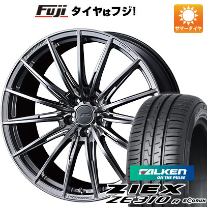 【新品国産車用 5穴114.3車】 夏タイヤ ホイール4本セット 225/50R18 ファルケン ジークス ZE310R エコラン（限定） ウェッズ F-ZERO FZ-4 18インチ