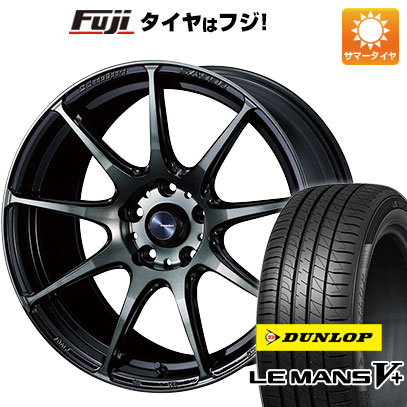 【新品国産5穴100車】 夏タイヤ ホイール4本セット 205/50R17 ダンロップ ルマン V+(ファイブプラス) ウェッズ ウェッズスポーツ SA 99R 17インチ :fuji 1671 136525 40673 40673:フジ スペシャルセレクション