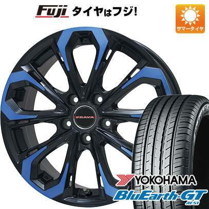 【新品国産5穴114.3車】 夏タイヤ ホイール4本セット 225/50R17 ヨコハマ ブルーアース GT AE51 ビッグウエイ LEYSEEN プラバ5X 17インチ｜fujidesignfurniture