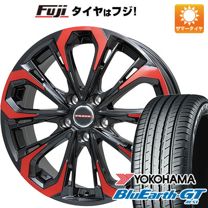 【新品国産5穴114.3車】 夏タイヤ ホイール4本セット 205/50R17 ヨコハマ ブルーアース GT AE51 ビッグウエイ LEYSEEN プラバ5X 17インチ :fuji 1672 118960 28551 28551:フジ スペシャルセレクション