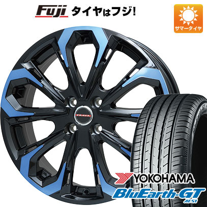 【新品国産4穴100車】 夏タイヤ ホイール4本セット 185/60R16 ヨコハマ ブルーアース GT AE51 ビッグウエイ LEYSEEN プラバ5X 16インチ :fuji 13442 118985 33212 33212:フジ スペシャルセレクション