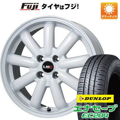 【新品国産4穴100車】 夏タイヤ ホイール4本セット 185/60R16 ダンロップ エナセーブ EC204 レアマイスター LMG MOS 9(ホワイト) 16インチ :fuji 13442 116767 25573 25573:フジ スペシャルセレクション