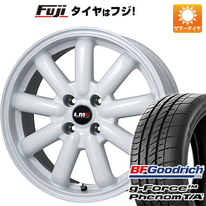 【新品国産4穴100車】 夏タイヤ ホイール４本セット 205/45R17 BFグッドリッチ(フジ専売) g FORCE フェノム T/A レアマイスター LMG MOS 9(ホワイト) 17インチ :fuji 1669 116770 41269 41269:フジ スペシャルセレクション