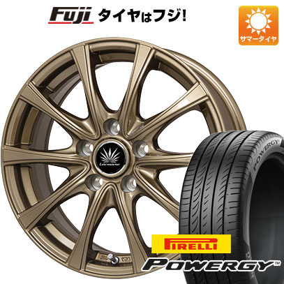 【新品国産5穴100車】 夏タイヤ ホイール4本セット 195/65R15 ピレリ パワジー プレミックス アマルフィV Jr(ブロンズ) 15インチ :fuji 1962 124958 37005 37005:フジ スペシャルセレクション