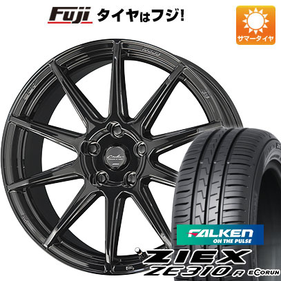 【新品国産車用 4穴100車】 夏タイヤ ホイール4本セット 195/45R16 ファルケン ジークス ZE310R エコラン（限定） 共豊 サーキュラー C10R 16インチ
