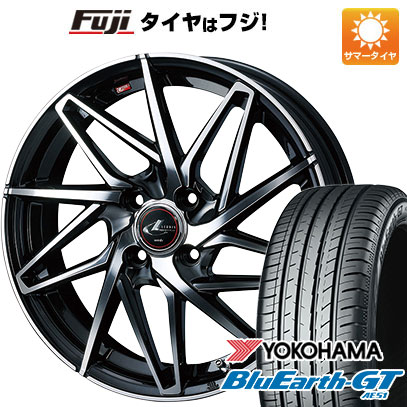 【新品国産4穴100車】 夏タイヤ ホイール４本セット 195/65R15 ヨコハマ ブルーアース GT AE51 ウェッズ レオニス IT 15インチ :fuji 11881 136869 28579 28579:フジ スペシャルセレクション