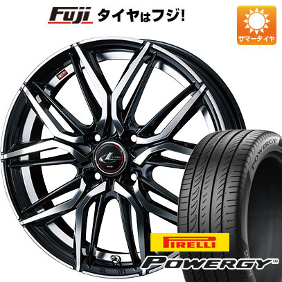 【新品国産4穴100車】 夏タイヤ ホイール4本セット 185/65R15 ピレリ パワジー ウェッズ レオニス LM 15インチ｜fujidesignfurniture