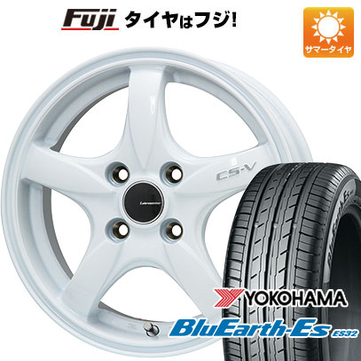 BluEarth - 【新品国産車用 4穴100車】 夏タイア 車輪4本仕掛ける 185/55R15 ヨコハマ 青碧地びた ES32 レアマイスター CS-V(白いこと) 15in タイヤ、ホイール-自動車-車、バイク、自転車