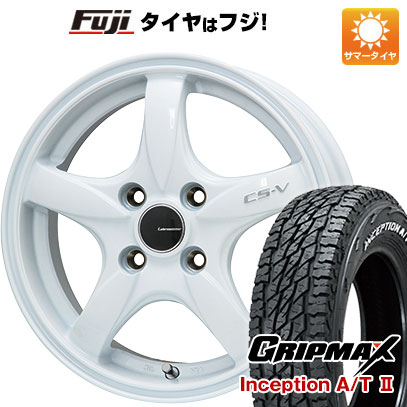 新品 ハスラー デリカミニ(4WD) サマータイヤ ホイール4本セット 165/60R15 グリップマックス インセプション A/TII RWL(限定) レアマイスター CS V 15インチ :fuji 21761 128648 42828 42828:フジ スペシャルセレクション