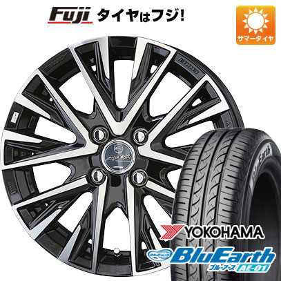 【新品 軽自動車】アトレーワゴン夏タイヤ ホイール4本セット 165/65R13 ヨコハマ ブルーアース AE-01 共豊 スマック レジーナ 13インチ