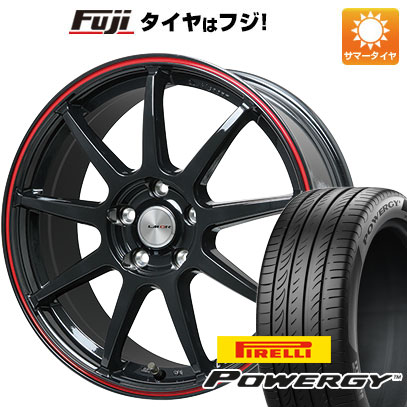 【新品国産5穴114.3車】 夏タイヤ ホイール4本セット 215/65R16 ピレリ パワジー レアマイスター LMスポーツLM QR グロスブラック/レッドライン 16インチ :fuji 1310 137325 36998 36998:フジ スペシャルセレクション