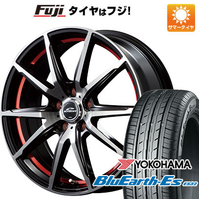 【新品国産4穴100車】 夏タイヤ ホイール４本セット 195/65R15 ヨコハマ ブルーアース ES32 MID シュナイダー RX02 15インチ :fuji 11881 137600 35519 35519:フジ スペシャルセレクション