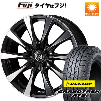 【新品国産5穴114.3車】 夏タイヤ ホイール4本セット 215/65R16 ダンロップ グラントレック AT5 ウェッズ ライツレー DI 16インチ :fuji 1310 137508 32865 32865:フジ スペシャルセレクション