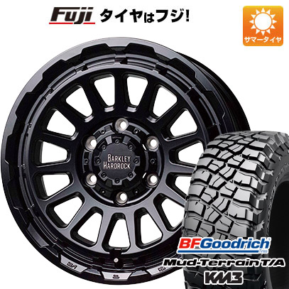 【新品国産車用 6穴139.7車】 夏タイヤ ホイール4本セット 265/65R17 BFG マッドテレーンT/A KM3 ホットスタッフ バークレイハードロック リザード 17インチ