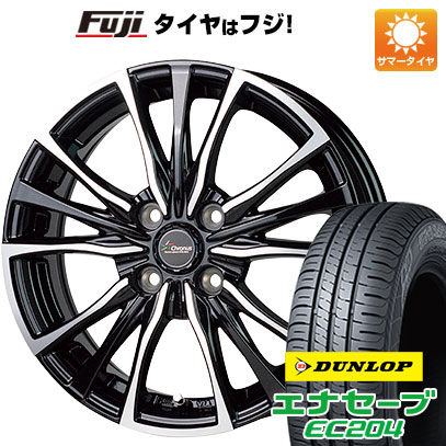 【新品国産4穴100車】 夏タイヤ ホイール4本セット 195/50R16 ダンロップ エナセーブ EC204 ホットスタッフ クロノス CH 110 16インチ :fuji 1502 146316 25564 25564:フジ スペシャルセレクション