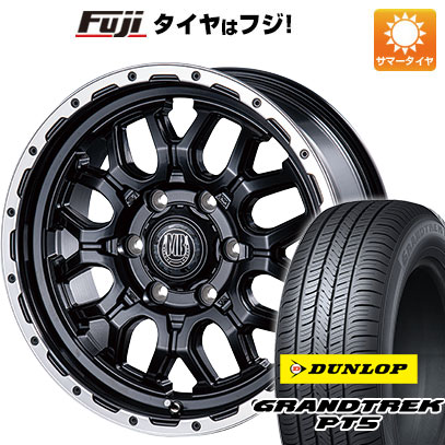 【新品国産6穴139.7車】 夏タイヤ ホイール4本セット 265/65R17 ダンロップ グラントレック PT5 インターミラノ MUD BAHN XR 800M 17インチ :fuji 11822 128046 40833 40833:フジ スペシャルセレクション