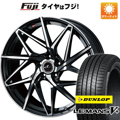 【新品国産5穴114.3車】 夏タイヤ ホイール4本セット 225/45R18 ダンロップ ルマン V+(ファイブプラス) ウェッズ レオニス IT 18インチ :fuji 1261 136877 40693 40693:フジ スペシャルセレクション