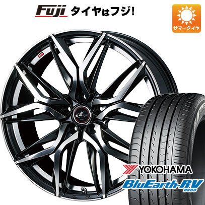 【パンク保証付】【新品国産5穴114.3車】 夏タイヤ ホイール4本セット 215/45R18 ヨコハマ ブルーアース RV 03 ウェッズ レオニス LM 18インチ :fuji 1130 136853 36867 36867:フジ スペシャルセレクション