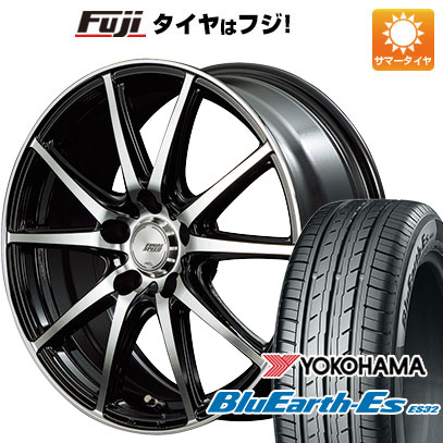 【新品国産5穴114.3車】 夏タイヤ ホイール4本セット 205/50R17 ヨコハマ ブルーアース ES32 MID ファイナルスピード GR ガンマ ブラックポリッシュ 17インチ :fuji 1672 133651 35478 35478:フジ スペシャルセレクション