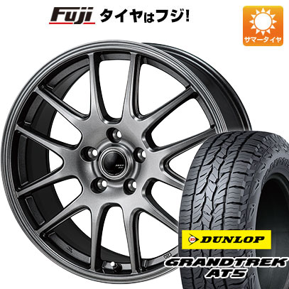 【新品国産5穴114.3車】 夏タイヤ ホイール4本セット 215/65R16 ダンロップ グラントレック AT5 モンツァ ZACK JP 205 16インチ :fuji 1310 151508 32865 32865:フジ スペシャルセレクション