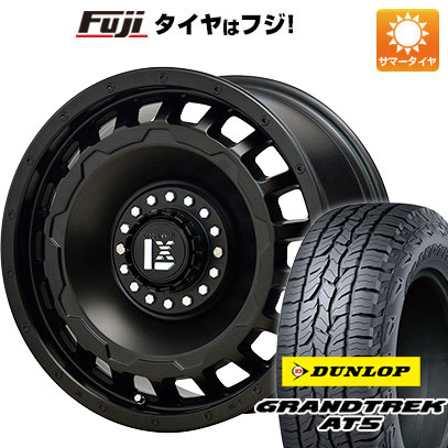 【新品国産5穴114.3車】 夏タイヤ ホイール4本セット 225/70R16 ダンロップ グラントレック AT5 オフビート レクセル スワッガー 16インチ｜fujidesignfurniture