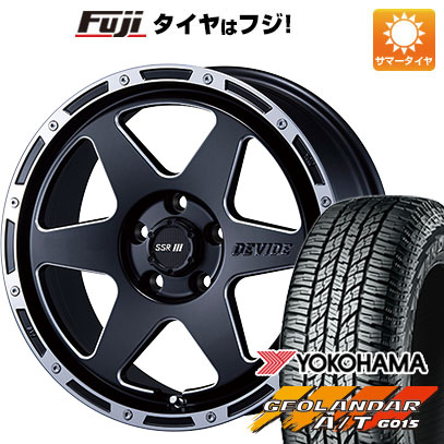 【新品国産5穴114.3車】 夏タイヤ ホイール4本セット 225/60R17 ヨコハマ ジオランダー A/T G015 OWL/RBL SSR ディバイド TR 6 17インチ :fuji 1845 142963 34892 34892:フジ スペシャルセレクション