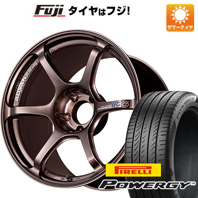 【新品国産5穴114.3車】 夏タイヤ ホイール4本セット 225/40R18 ピレリ パワジー ヨコハマ アドバンレーシング RG4 18インチ :fuji 1131 121707 36964 36964:フジ スペシャルセレクション