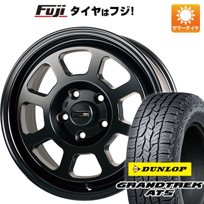 【新品国産5穴114.3車】 夏タイヤ ホイール4本セット 225/70R16 ダンロップ グラントレック AT5 シーエルリンク KG WHEELS KW01-03　Daytona 16インチ｜fujidesignfurniture