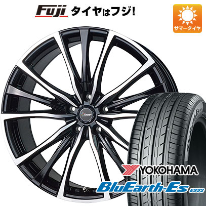 【新品国産車用 5穴114.3車】 夏タイヤ ホイール4本セット 195/65R15 ヨコハマ ブルーアース ES32 HOT STUFF クロノス CH-110 15インチ