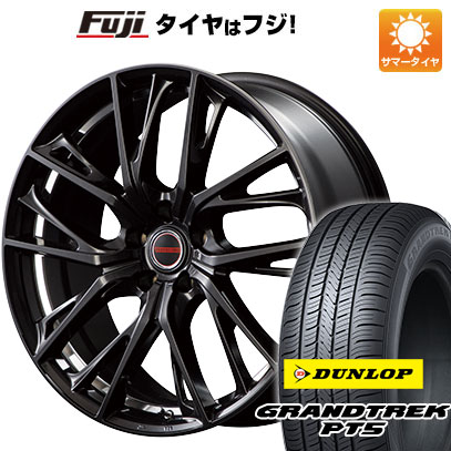 【新品国産5穴114.3車】 夏タイヤ ホイール4本セット 225/55R18 ダンロップ グラントレック PT5 MID ヴァーテックワン グレイブ 18インチ :fuji 1321 138540 40818 40818:フジ スペシャルセレクション