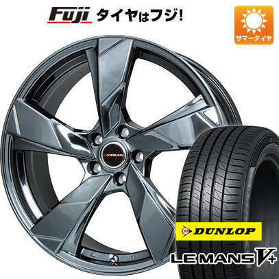LE MANS - 【新品国産車用 5穴114.3車】 夏タイア 車輪4本仕掛ける 245/35R20 ダンロップ ルマン V+(ファイブつけ加える) プレ交ぜ合わせる ヴェランV(BMC) 20in 車、バイク、自転車-自動車-タイヤ、ホイール
