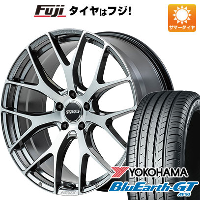 【新品国産5穴114.3車】 夏タイヤ ホイール4本セット 225/45R19 ヨコハマ ブルーアース GT AE51 レイズ ホムラ 2X7FT 19インチ :fuji 879 140015 28528 28528:フジ スペシャルセレクション