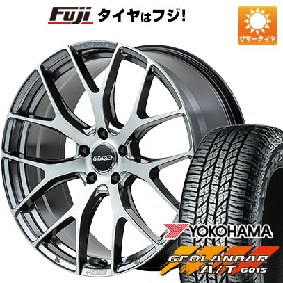 【新品国産5穴114.3車】 夏タイヤ ホイール４本セット 225/50R18 ヨコハマ ジオランダー A/T G015 RBL レイズ ホムラ 2X7FT 18インチ :fuji 1301 148258 35333 35333:フジ スペシャルセレクション