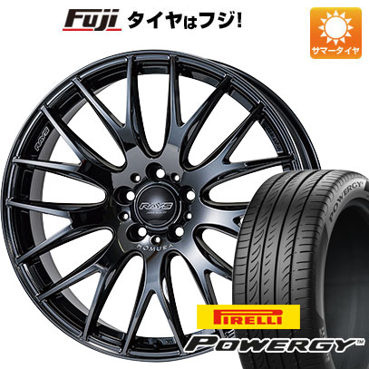 【新品国産5穴114.3車】 夏タイヤ ホイール4本セット 225/40R18 ピレリ パワジー レイズ ホムラ 2X9Plus JET BLACK EDITIONIII 18インチ :fuji 1131 139762 36964 36964:フジ スペシャルセレクション