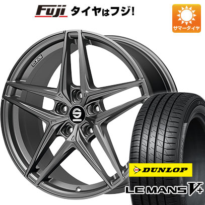 【新品国産5穴114.3車】 夏タイヤ ホイール4本セット 225/50R17 ダンロップ ルマン V+(ファイブプラス) OZ SPARCO レコード 17インチ :fuji 1844 120353 40695 40695:フジ スペシャルセレクション