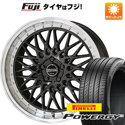 【新品国産5穴114.3車】 夏タイヤ ホイール4本セット 235/55R19 ピレリ パワジー 共豊 シュタイナー FTX 19インチ :fuji 1121 137171 41421 41421:フジ スペシャルセレクション