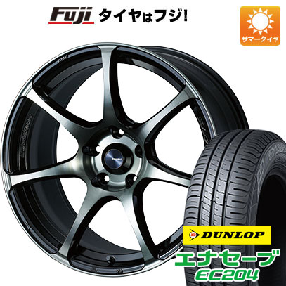 【新品国産5穴100車】 夏タイヤ ホイール4本セット 215/45R17 ダンロップ エナセーブ EC204 ウェッズ ウェッズスポーツ SA 75R 17インチ :fuji 1674 136899 25556 25556:フジ スペシャルセレクション