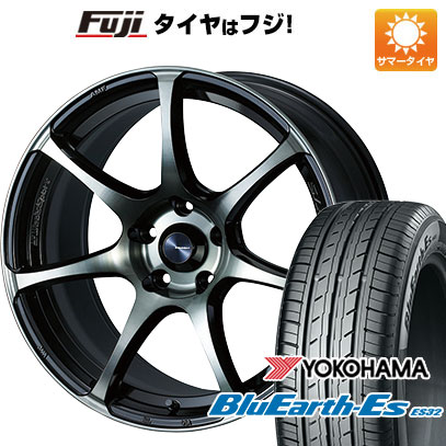 【新品】60系プリウス 夏タイヤ ホイール４本セット 195/60R17 ヨコハマ ブルーアース ES32 ウェッズ ウェッズスポーツ SA 75R 17インチ :fuji 28301 136898 35483 35483:フジ スペシャルセレクション