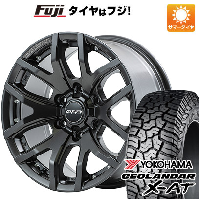 【新品国産6穴139.7車】 夏タイヤ ホイール4本セット 275/70R17 ヨコハマ ジオランダー X AT G016 レイズ デイトナ F6ゲイン 17インチ :fuji 11822 139314 42458 42458:フジ スペシャルセレクション