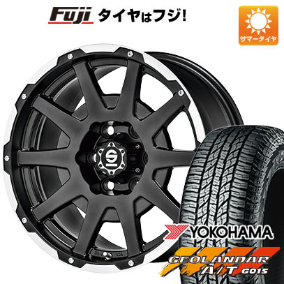 【新品国産6穴139.7車】 夏タイヤ ホイール4本セット 285/70R17 ヨコハマ ジオランダー A/T G015 OWL/RBL OZ SPARCO ダカール 17インチ :fuji 11822 114431 24489 24489:フジ スペシャルセレクション