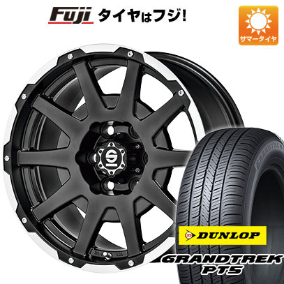 【新品国産車用 6穴139.7車】 夏タイヤ ホイール4本セット 265/65R17 ダンロップ グラントレック PT5 OZ SPARCO ダカール 17インチ