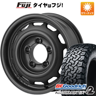 【新品】ジムニーシエラ 夏タイヤ ホイール4本セット 215/75R15 BFグッドリッチ オールテレーンT/A KO2 RBL アピオ ワイルドボア ベンチュラ 15インチ｜fujidesignfurniture